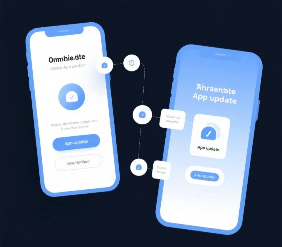 移动端安装与更新流程示意